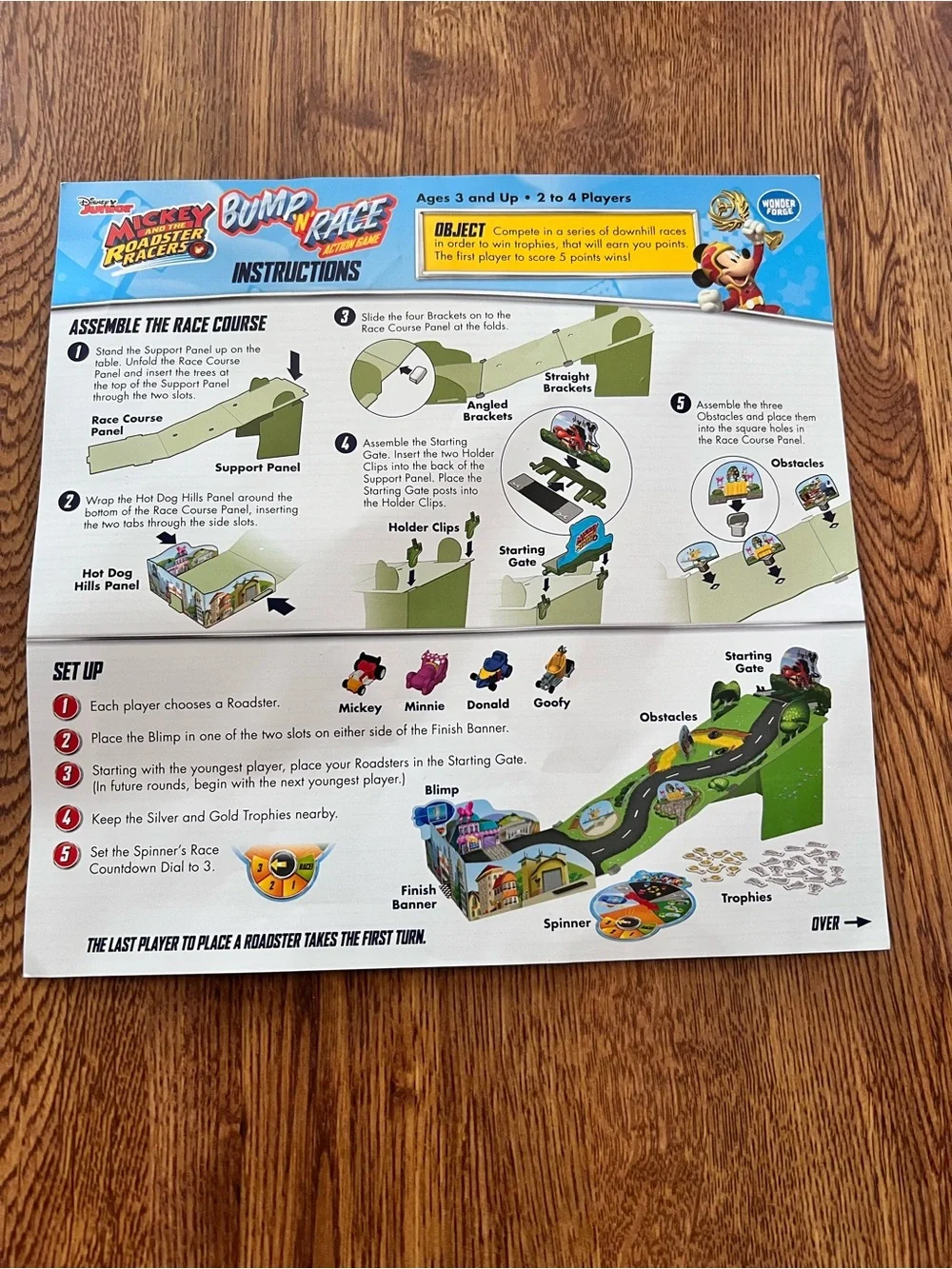 Disney Junior Mickey and the Roadster Racers Bump 'N' Race Action Game
